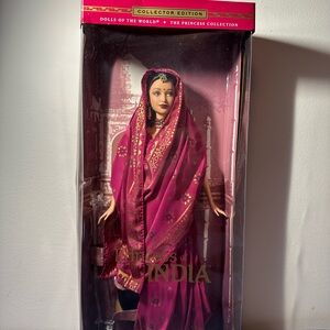 Barbie Princess of India Doll in Magenta and Gold